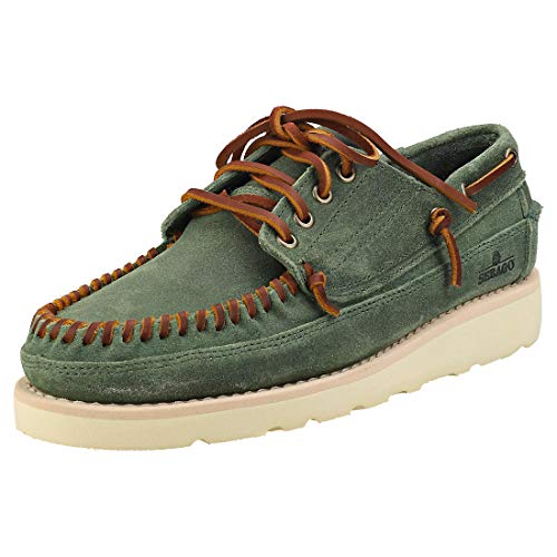 Sebago Campsides Keuka Mens Boat Shoes in Green - 8.5 US
